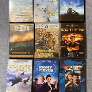 DVD Collection Set of 9 DVDs